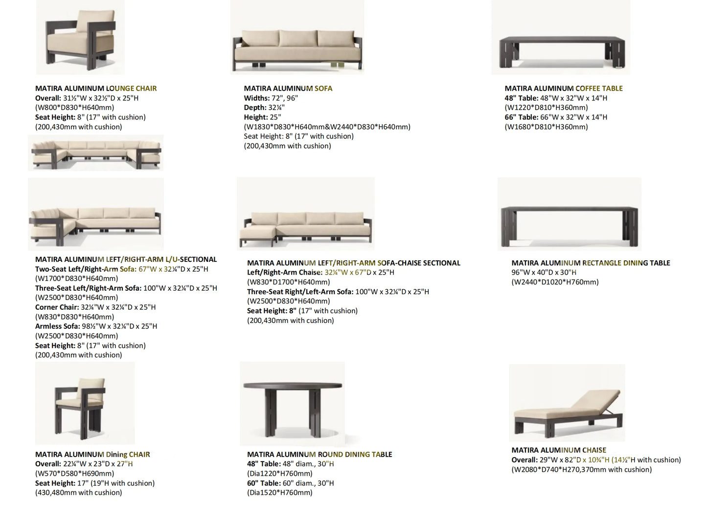 Metal Furniture Villa Leisure Sofas Patio Outdoor Furniture Wholesale High End Patio Outdoor Garden Sofa Sets