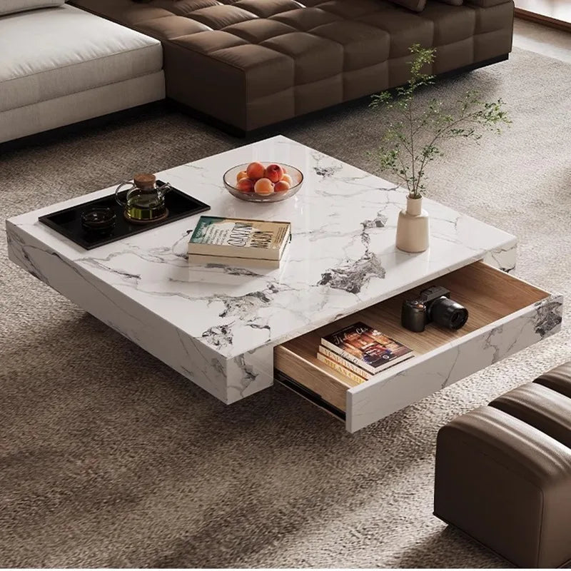 Decoration Living Room Minimalist Side Table Clear Cheap Unique Space Saving Coffee Table Nordic Mesas Bajas Home Furniture