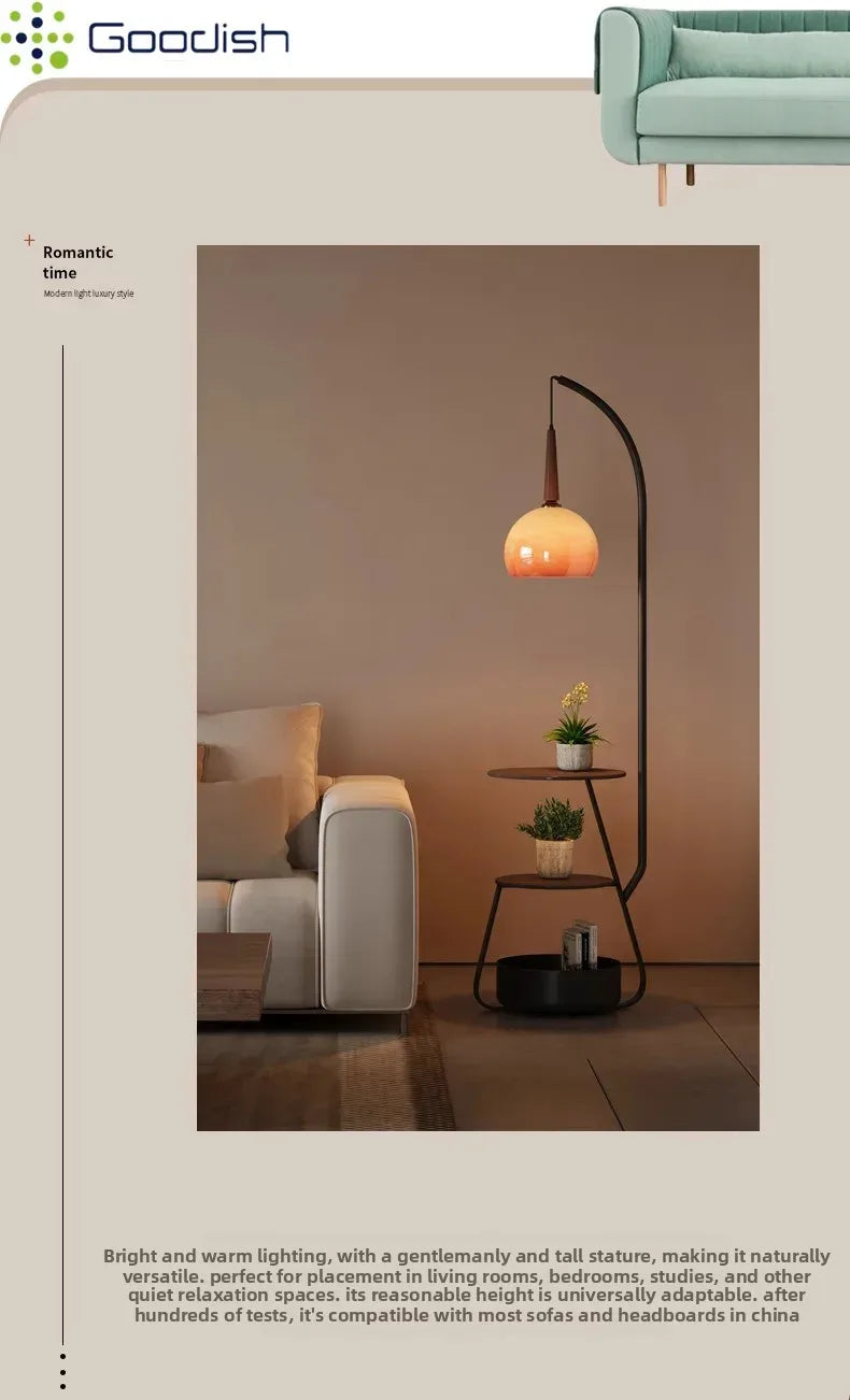 Janpanese Wabi-sabi Retro Art Creative Bending Pumpkin hat Lustre Lights LED Floor Lamps for Bedroom Home Decoration Chandelier
