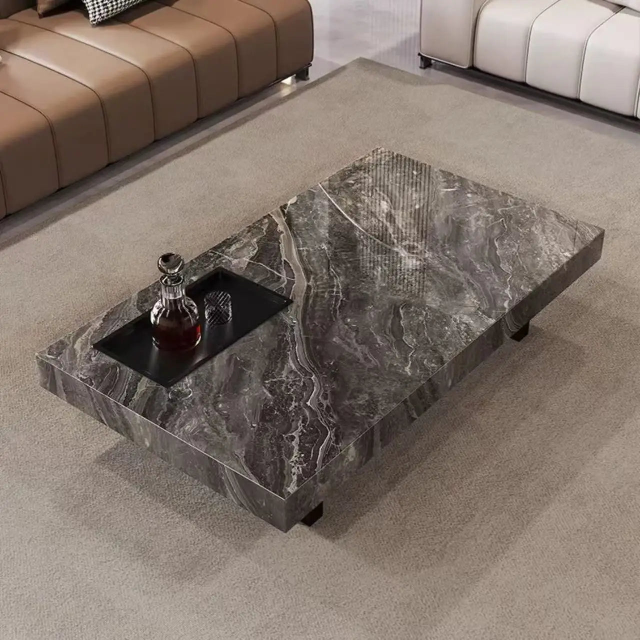 Decoration Living Room Minimalist Side Table Clear Cheap Unique Space Saving Coffee Table Nordic Mesas Bajas Home Furniture