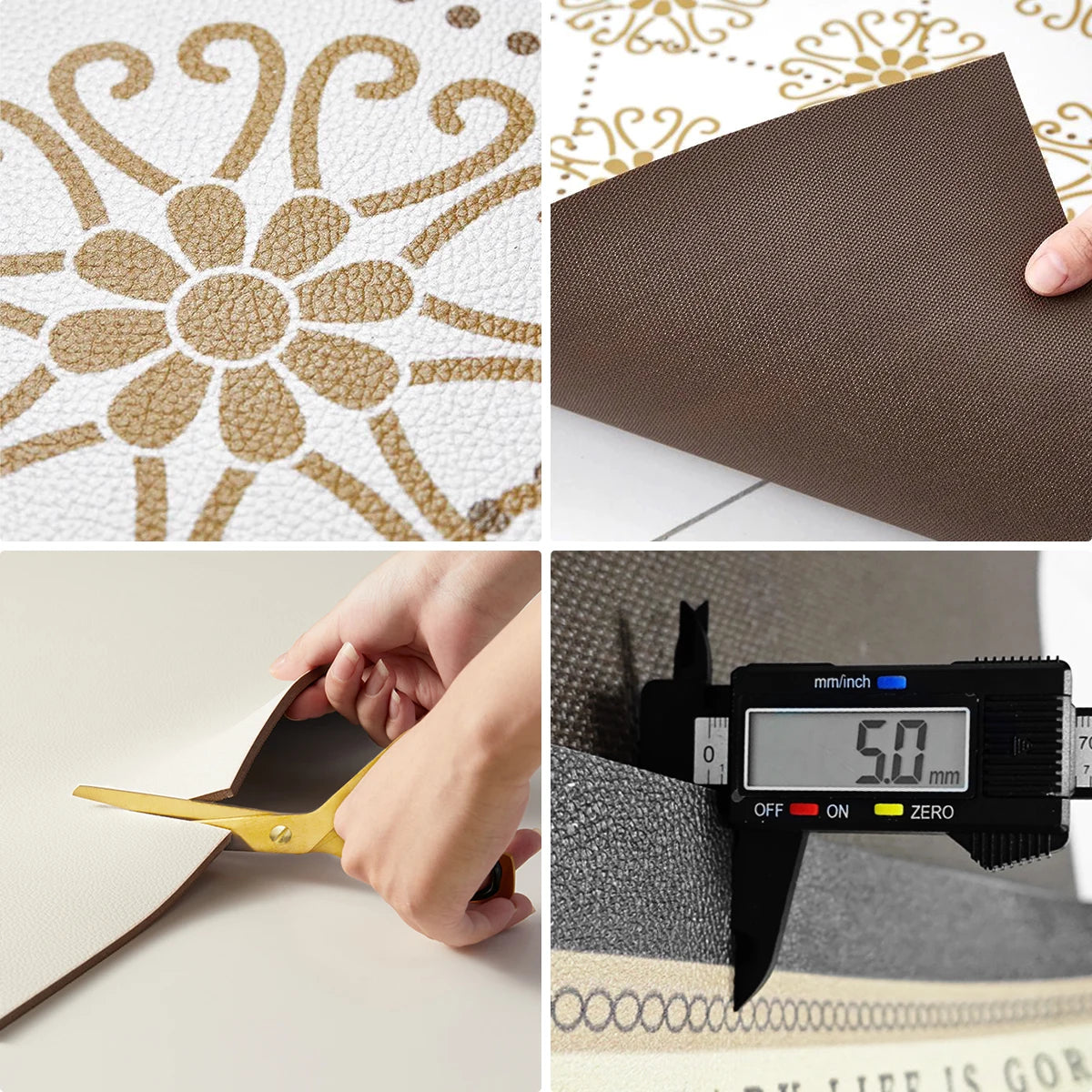 Kitchen rugs Waterproof Non-slip Carpet Oil-proof Leather Floor Mat  Home Decoration Area Rug alfombras de cocina