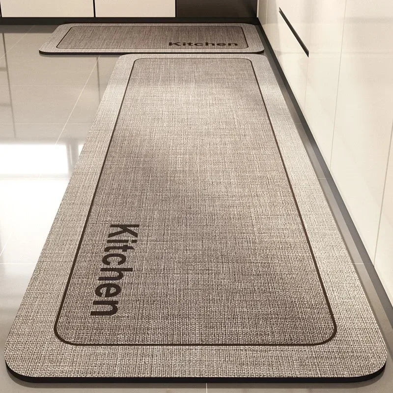 Kitchen Rug Super Absorbent Kitchen Mat for Floor Non-slip Rugs Bathroom Mat Washable Kitchen Carpet שטיח למטבח
