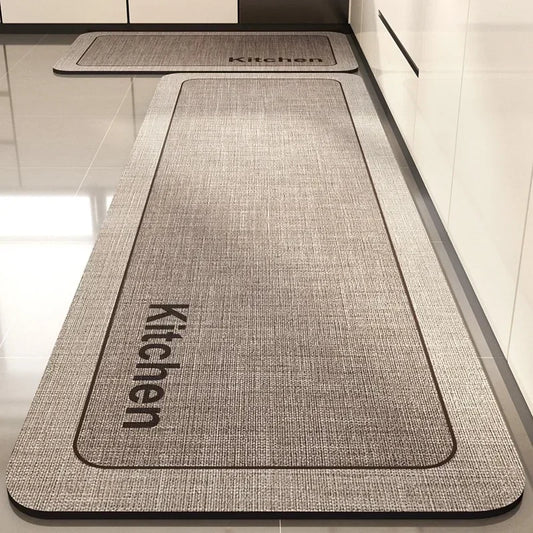 Kitchen Rug Super Absorbent Kitchen Mat for Floor Non-slip Rugs Bathroom Mat Washable Kitchen Carpet שטיח למטבח