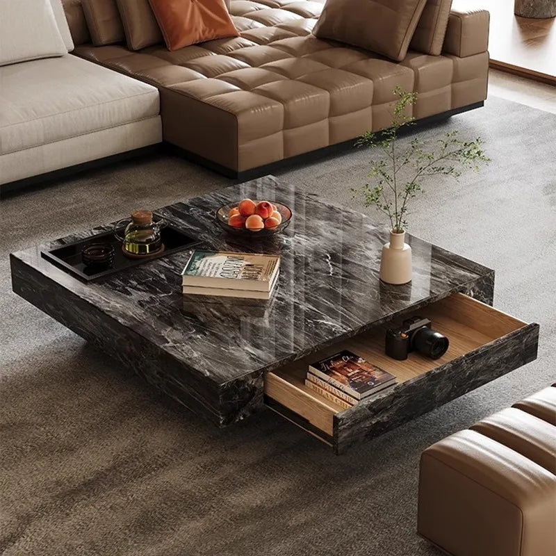 Decoration Living Room Minimalist Side Table Clear Cheap Unique Space Saving Coffee Table Nordic Mesas Bajas Home Furniture