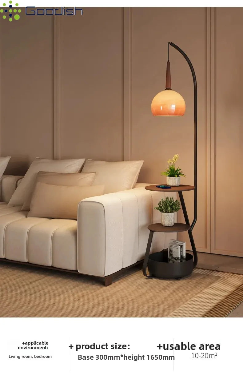 Janpanese Wabi-sabi Retro Art Creative Bending Pumpkin hat Lustre Lights LED Floor Lamps for Bedroom Home Decoration Chandelier