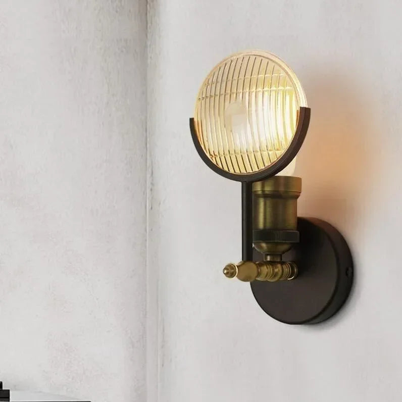 Modern Glass LED Wall Lamp Sconce Led Bedroom Wall Light Fixture for Home Decor Nordic Foyer Living Room Corridor E27 Luminaire