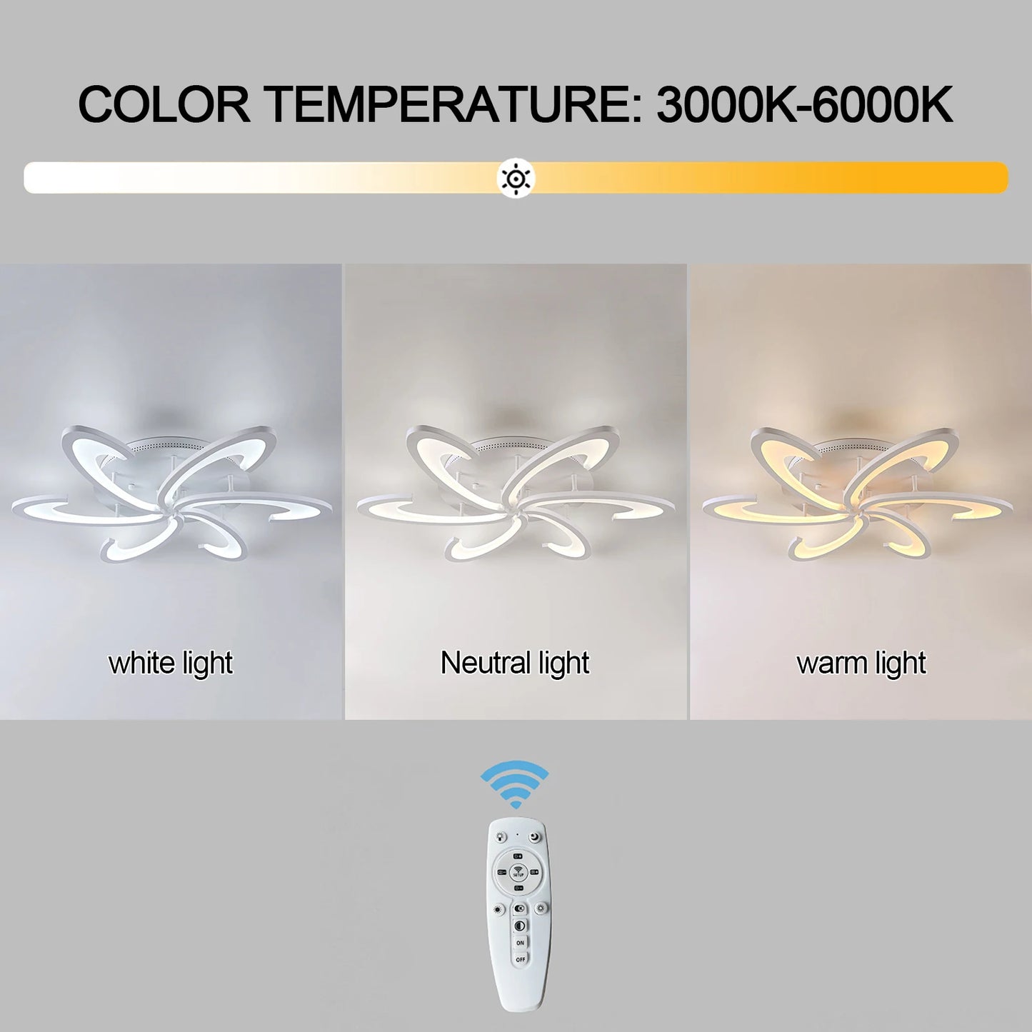 Modern Led Chandeliers Living Dining Room Bedroom Flower Acrylic Aluminum kitchen Ceiling Lamp Home Decor Fixture Pendant Light