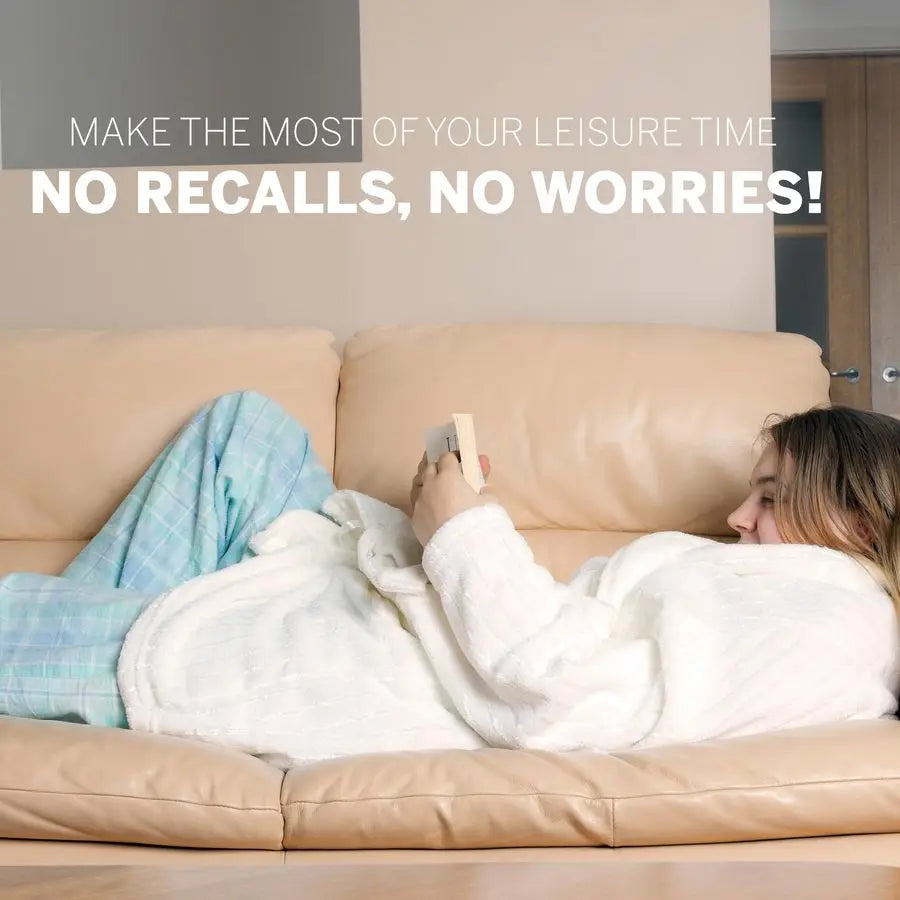 Mila Shaggy Heated Throw Blanket Soft Faux Fur Heated Blanket, Fast Heating, Auto Shut Off Timer, Low EMF, 5 Heat Setting, ETL C
