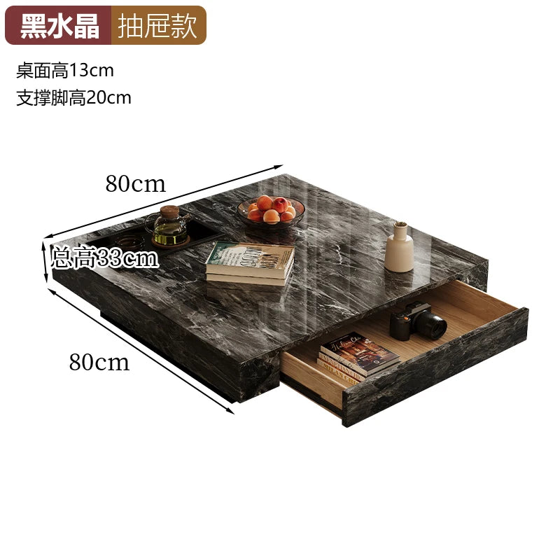 Decoration Living Room Minimalist Side Table Clear Cheap Unique Space Saving Coffee Table Nordic Mesas Bajas Home Furniture