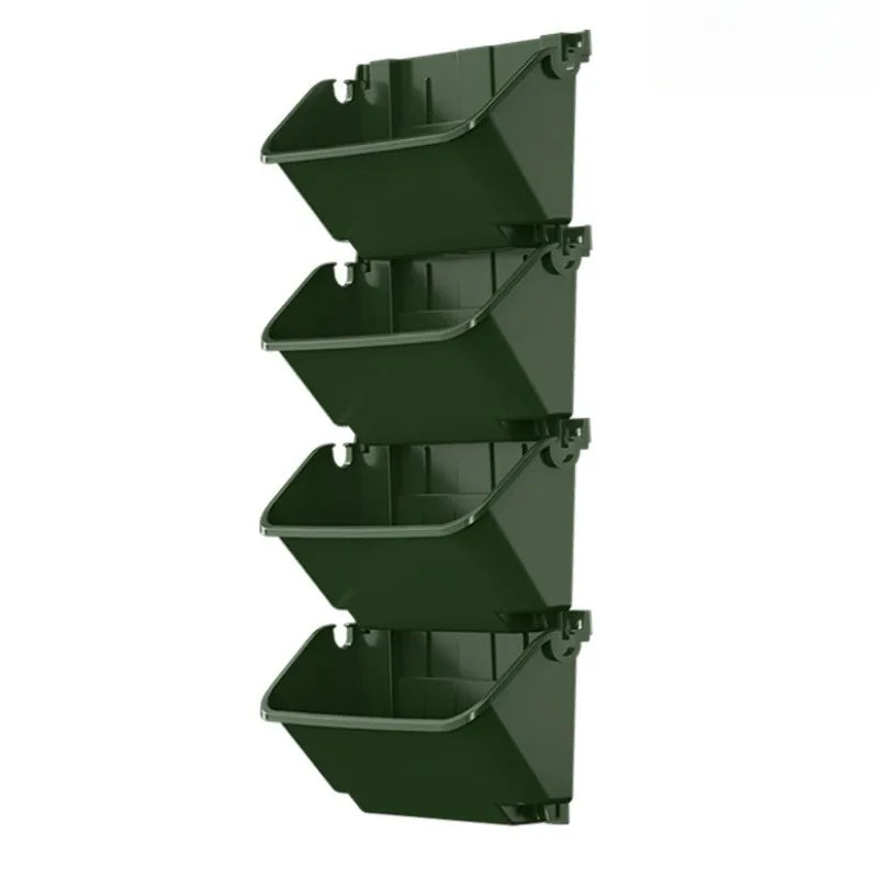 Balcony External Flower Pots Wall Hanging Flower Pot Luxury Morden Bonsai Pot Hydroponic Outdoor Household Garden Decoration