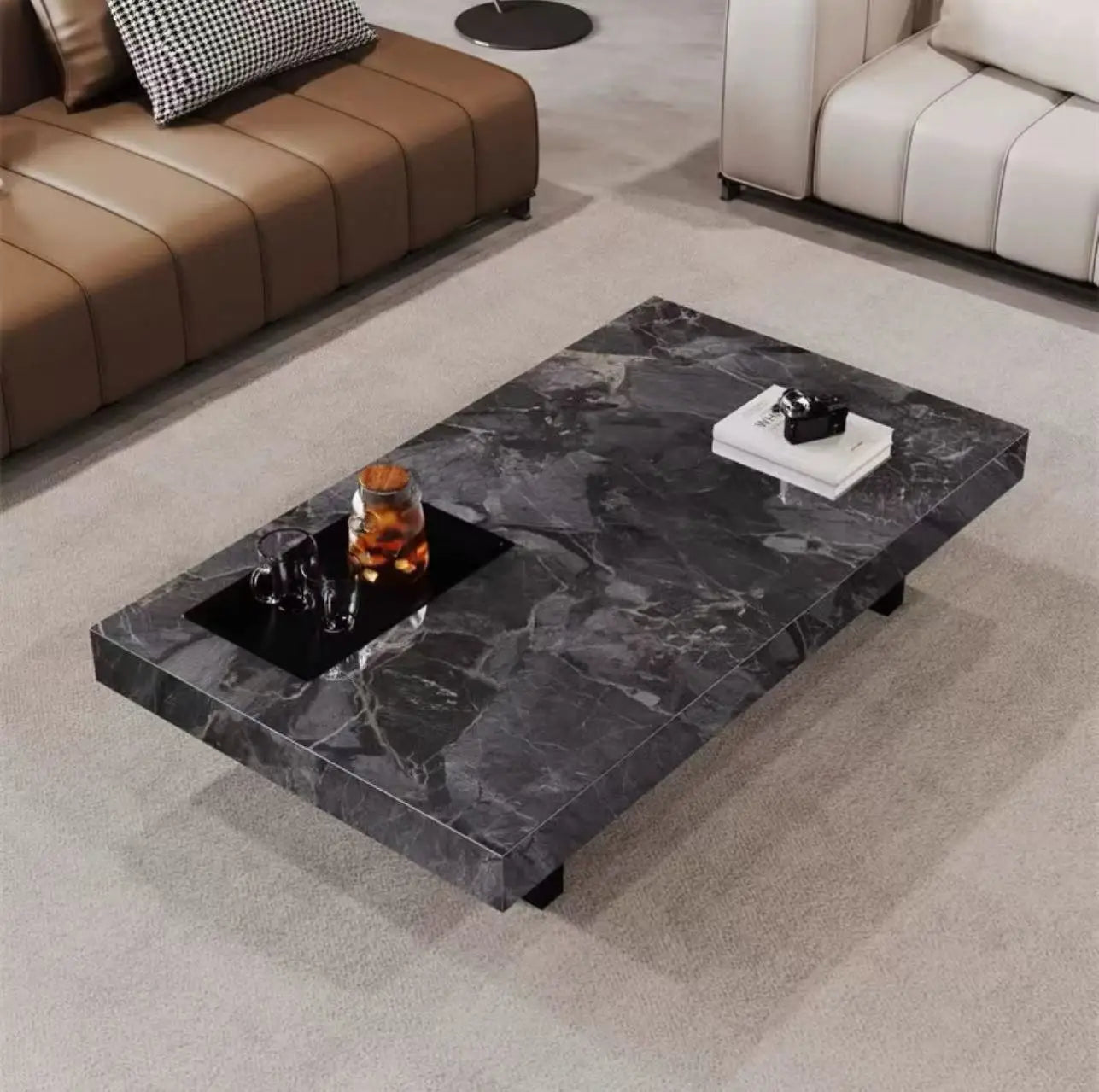 Decoration Living Room Minimalist Side Table Clear Cheap Unique Space Saving Coffee Table Nordic Mesas Bajas Home Furniture