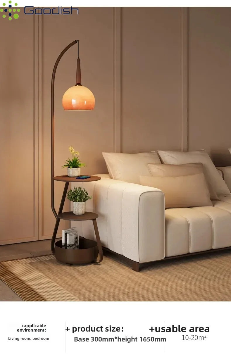 Janpanese Wabi-sabi Retro Art Creative Bending Pumpkin hat Lustre Lights LED Floor Lamps for Bedroom Home Decoration Chandelier