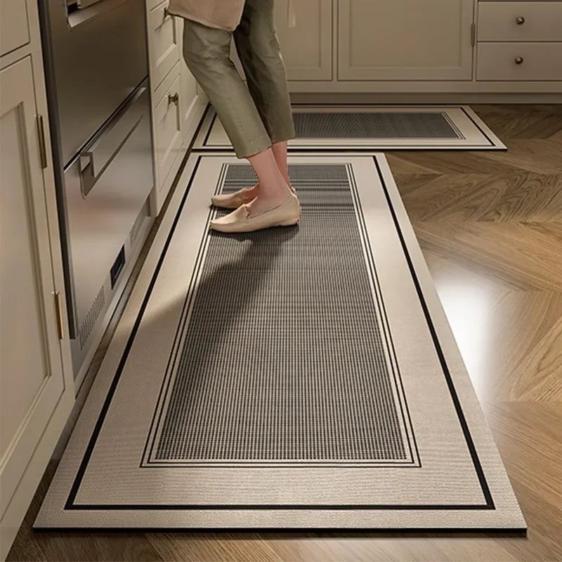 Kitchen Rug Super Absorbent Kitchen Mat for Floor Non-slip Rugs Bathroom Mat Washable Kitchen Carpet שטיח למטבח