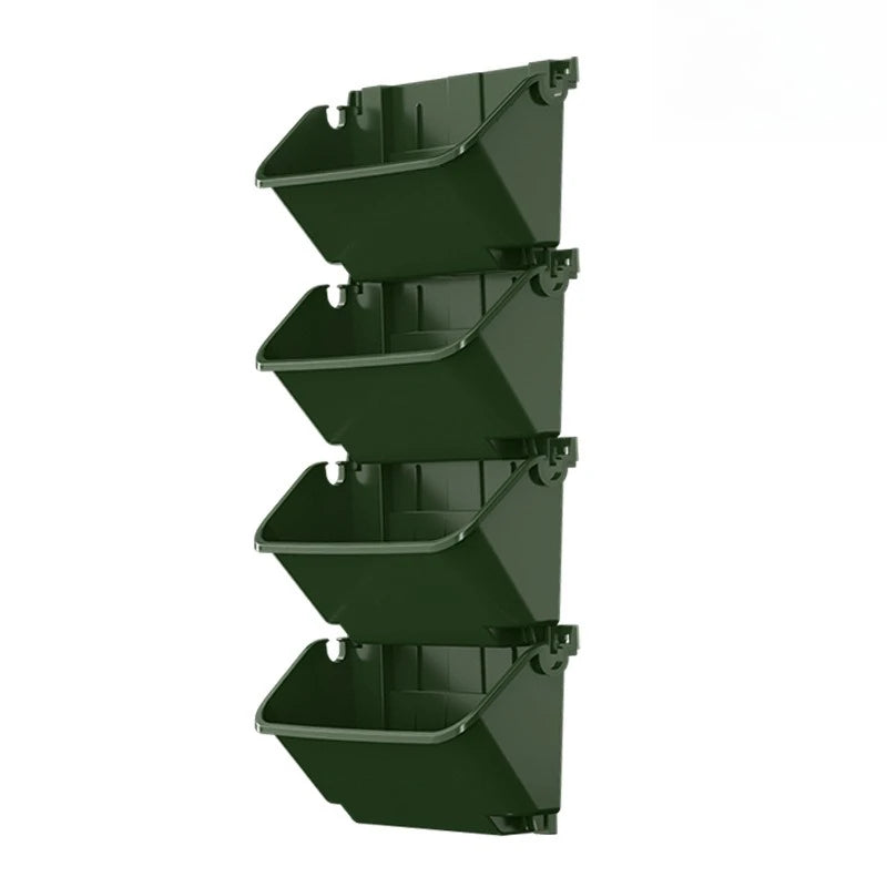 Balcony External Flower Pots Wall Hanging Flower Pot Luxury Morden Bonsai Pot Hydroponic Outdoor Household Garden Decoration