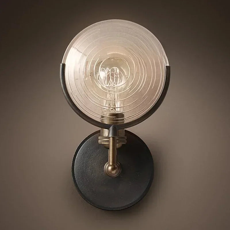 Modern Glass LED Wall Lamp Sconce Led Bedroom Wall Light Fixture for Home Decor Nordic Foyer Living Room Corridor E27 Luminaire