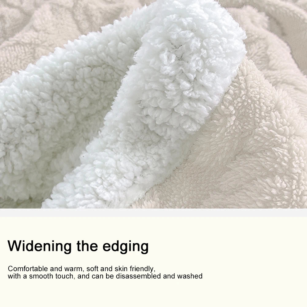 Lamb Fleece Throw Blanket Cozy Home Warm Sofa Blanket Winter Double Sided Throw Sofa Cover Thick Lamb Sleeping Blanket