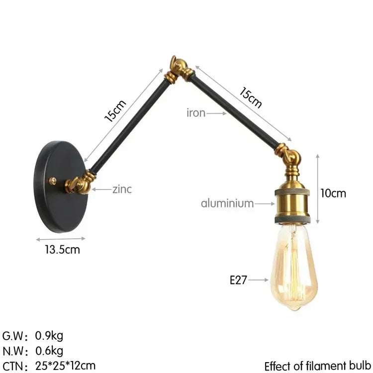 Modern Glass LED Wall Lamp Sconce Led Bedroom Wall Light Fixture for Home Decor Nordic Foyer Living Room Corridor E27 Luminaire