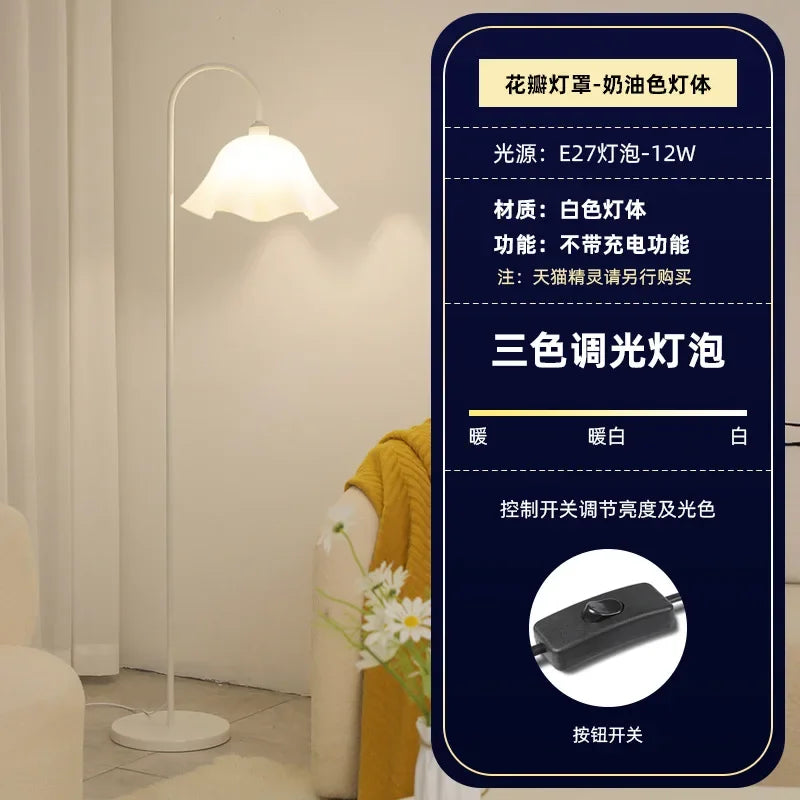 Janpanese Wabi-sabi Retro Art Creative Bending Pumpkin hat Lustre Lights LED Floor Lamps for Bedroom Home Decoration Chandelier