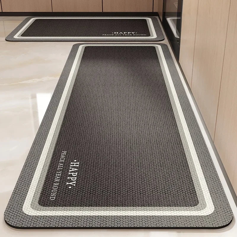 Kitchen Rug Super Absorbent Kitchen Mat for Floor Non-slip Rugs Bathroom Mat Washable Kitchen Carpet שטיח למטבח