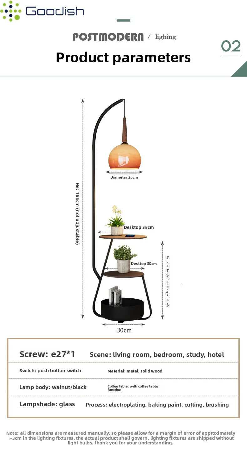 Janpanese Wabi-sabi Retro Art Creative Bending Pumpkin hat Lustre Lights LED Floor Lamps for Bedroom Home Decoration Chandelier