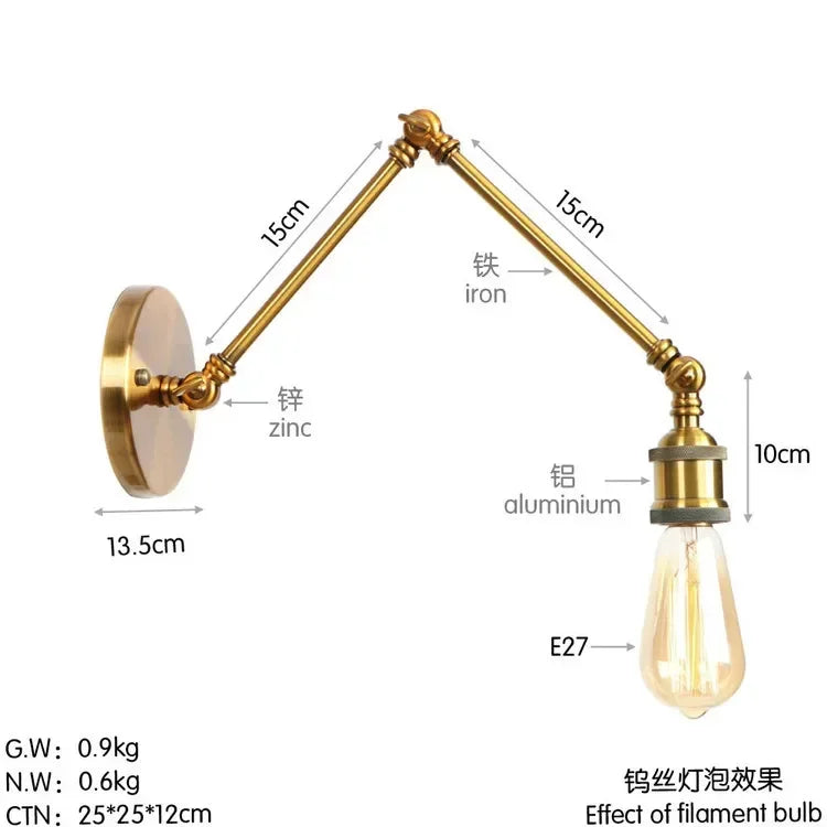 Modern Glass LED Wall Lamp Sconce Led Bedroom Wall Light Fixture for Home Decor Nordic Foyer Living Room Corridor E27 Luminaire